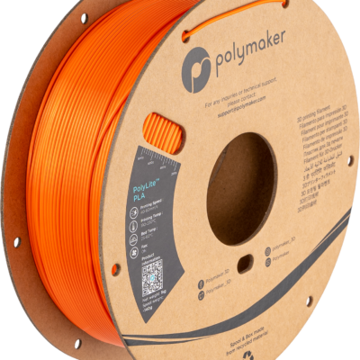 Polymaker PolyLite PLA - Portocaliu Intens - 1.75mm - 1 kg