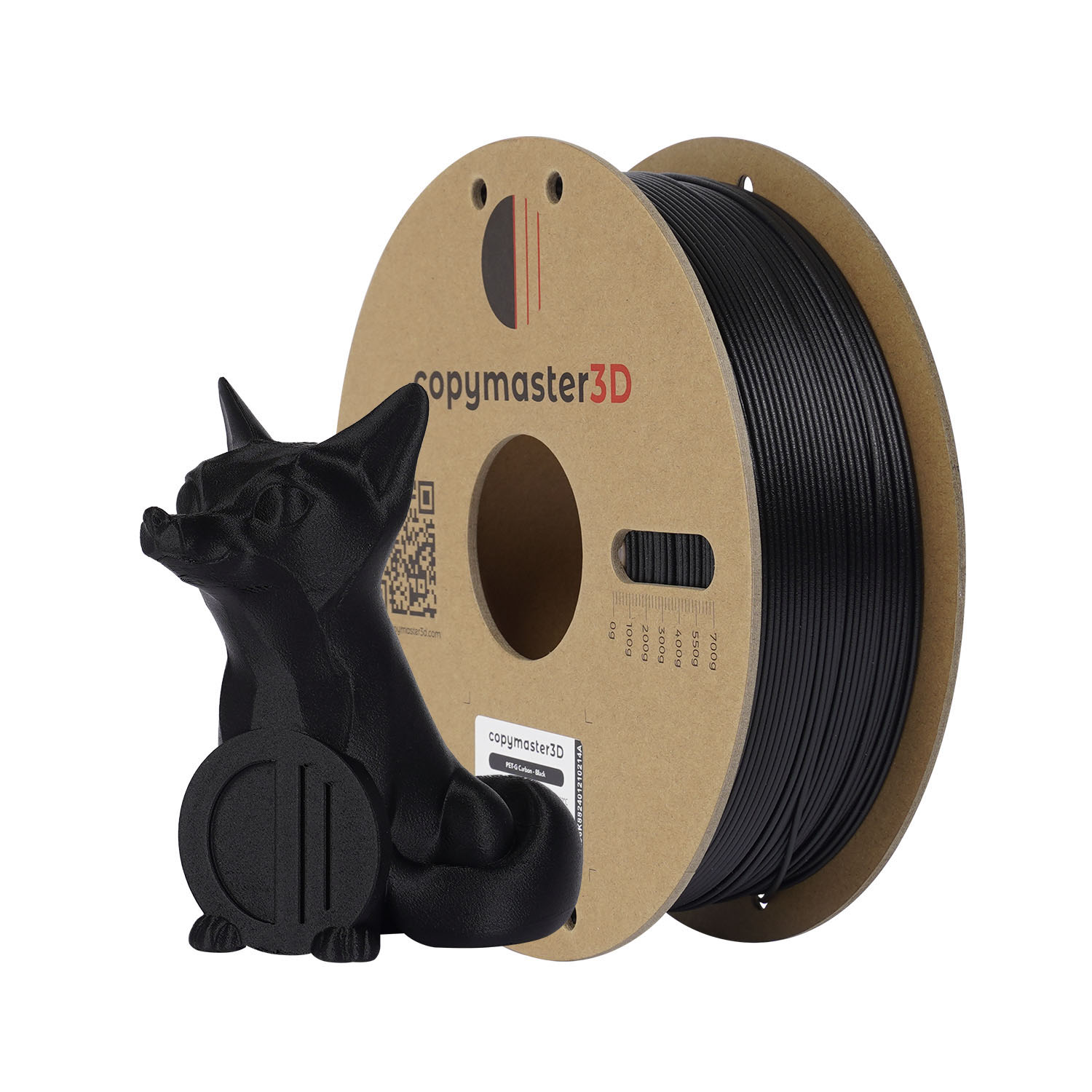 Copymaster3D PETG-CF - Negru - 3.00mm - 1 kg 8 Copymaster3D PETG-CF - Negru - 3.00mm - 1 kg - imagine 6