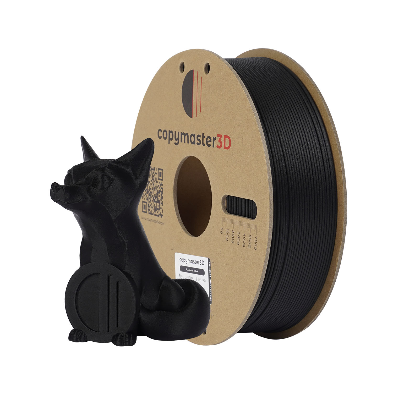 Copymaster3D PLA-CF - Negru - 3.00mm - 1 kg 7 Copymaster3D PLA-CF - Negru - 3.00mm - 1 kg - imagine 5