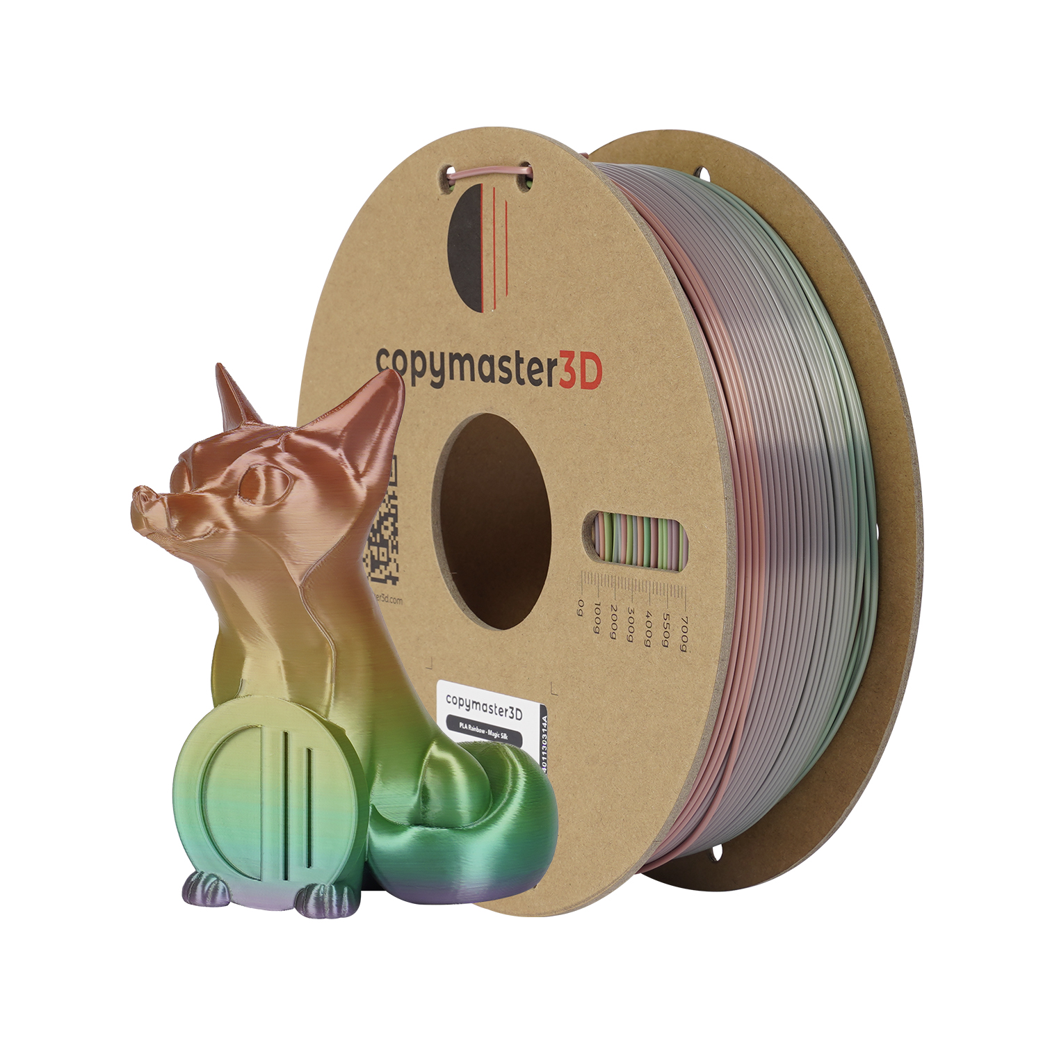 Copymaster3D PLA Rainbow - Curcubeu - 1.75mm - 1 kg 8 Copymaster3D PLA Rainbow - Curcubeu - 1.75mm - 1 kg - imagine 6