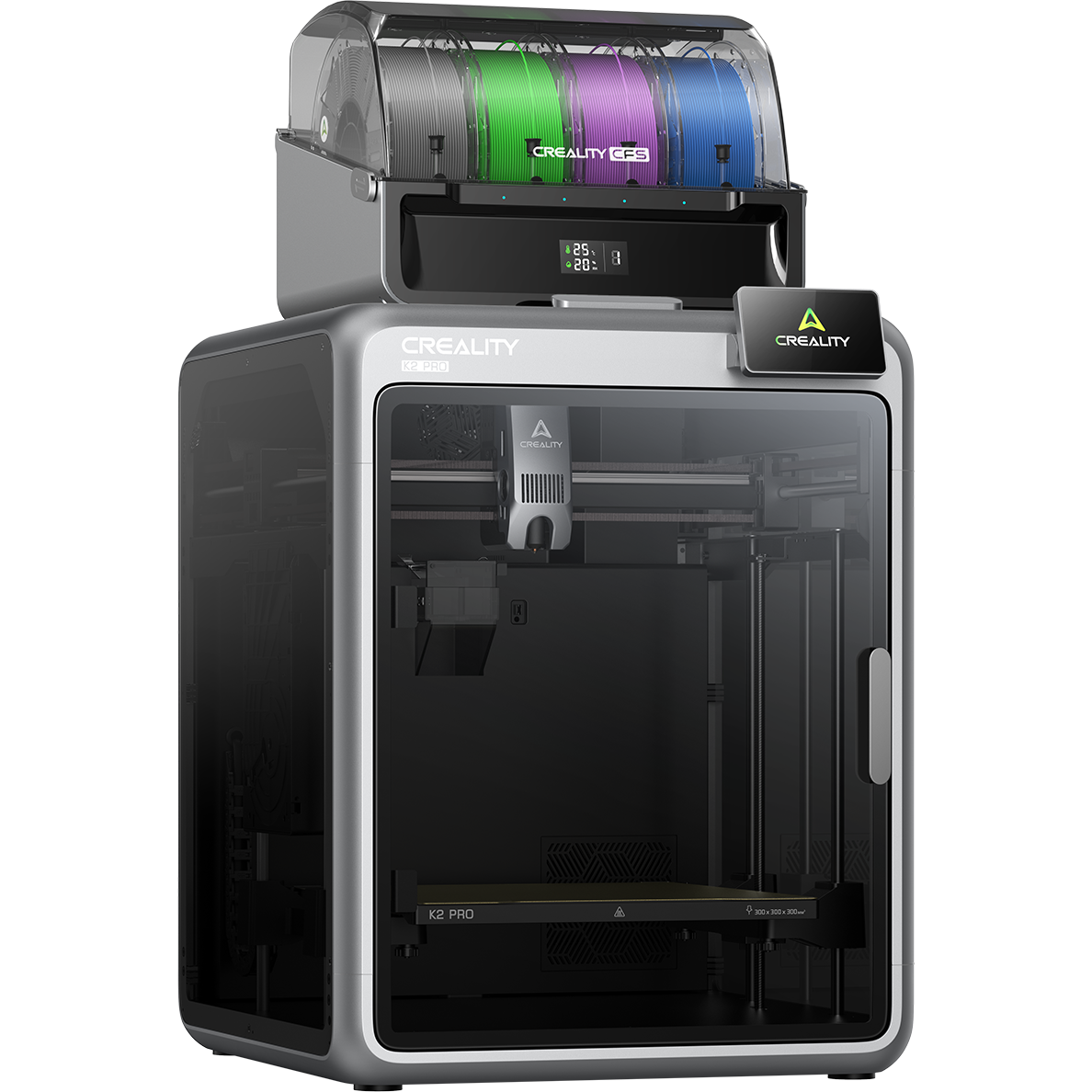 Imprimanta 3D Creality K2 Pro Combo, 300x300x300mm, 600mm/s 3 Imprimanta 3D Creality K2 Pro Combo, 300x300x300mm, 600mm/s - imagine 2