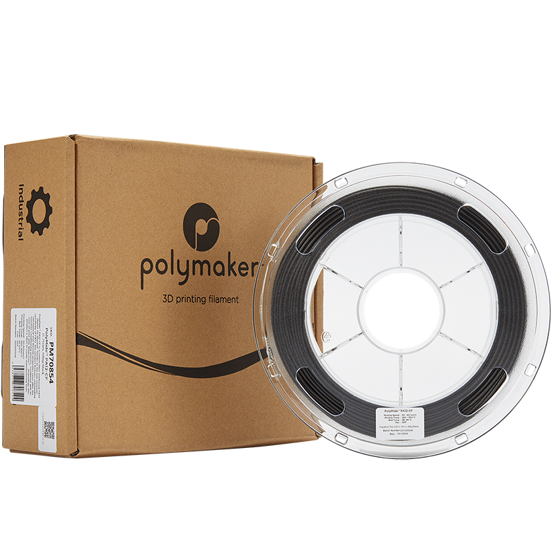Polymaker PolyMide PA12-CF - Verde - 1.75mm - 750 g 9 Polymaker PolyMide PA12-CF - Verde - 1.75mm - 750 g - imagine 7