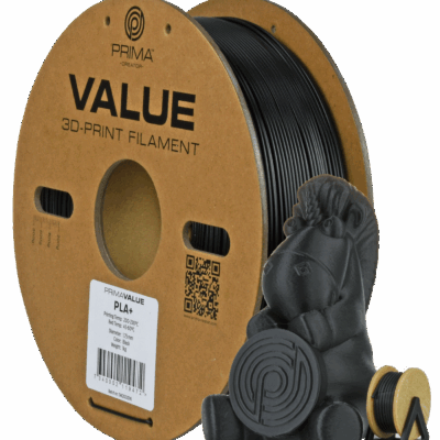 PrimaValue PLA+ - Negru - 1.75mm 13 primavalue pla negru 1 75mm 69b1e5c12e5ed