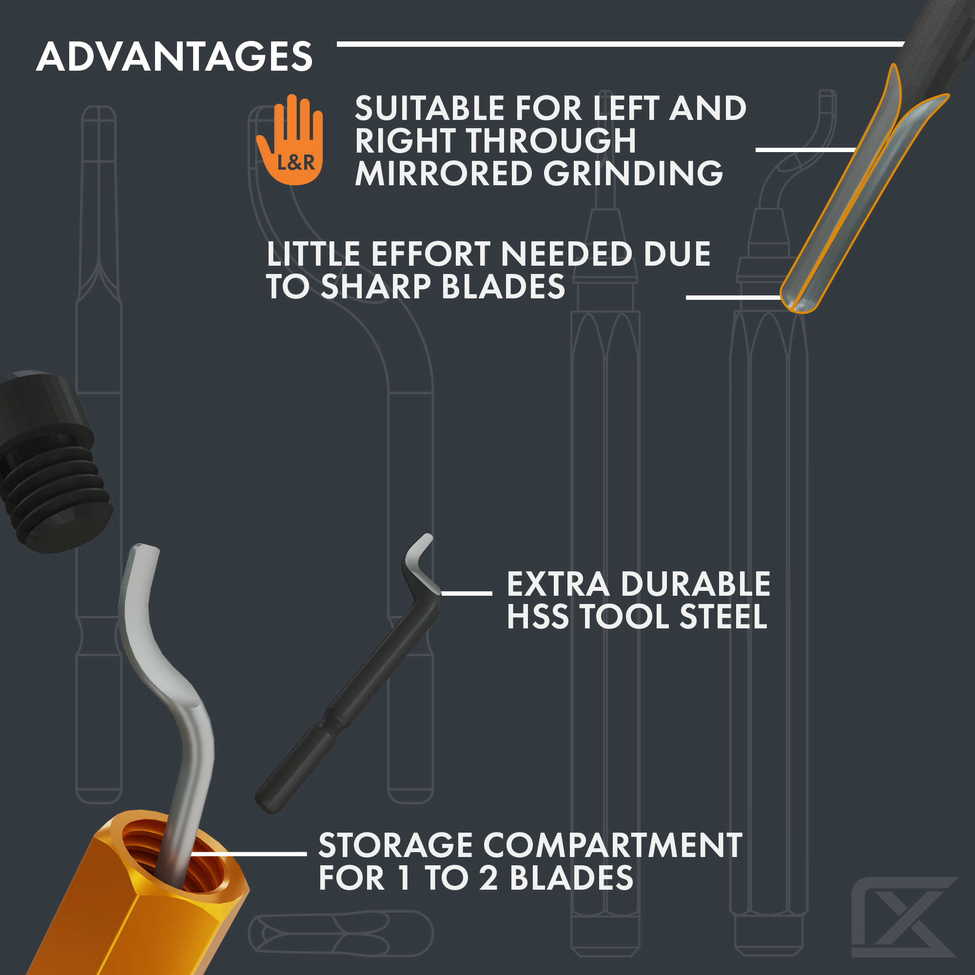 Ruthex Deburrer 5 Ruthex Deburrer - imagine 3