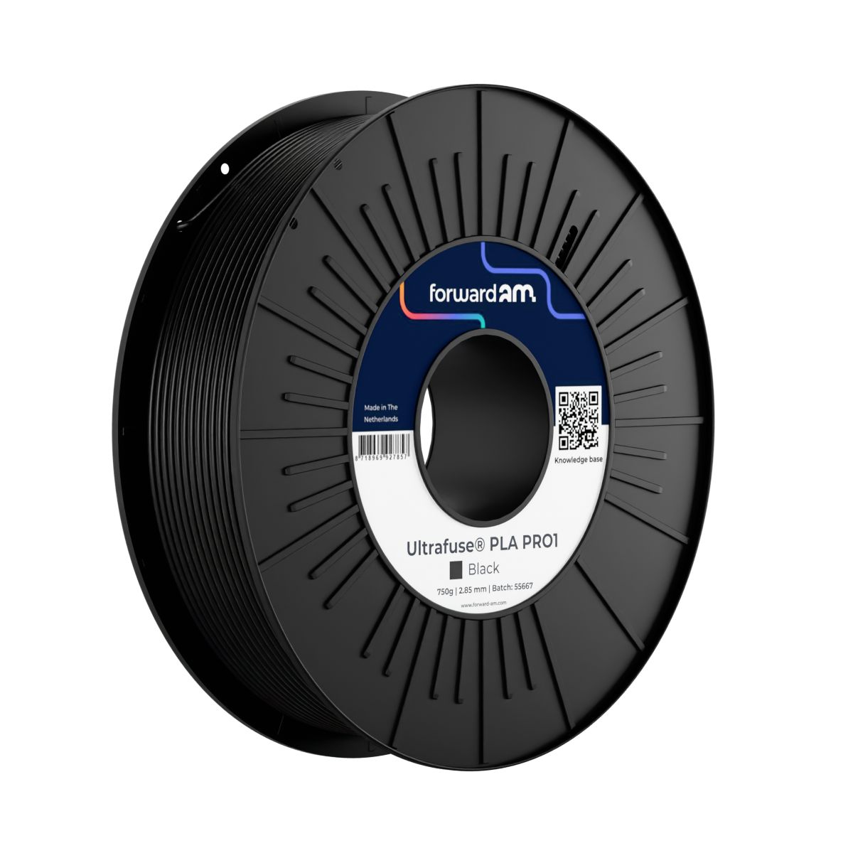 Filament PLA PRO1 Ultrafuse 1.75mm Negru 750g - Forward AM 31 Forward AM Ultrafuse PLA PRO1