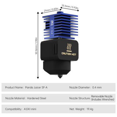 BIQU Panda Juicer Hotend SF - A (For Bambu Lab A1/A1 mini)