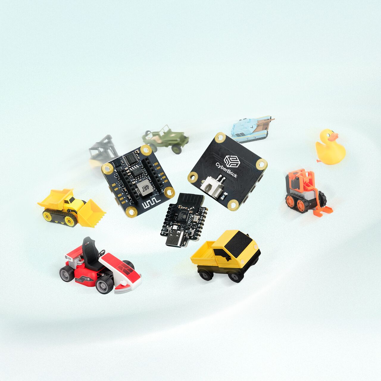 Kit Hardware CyberBrick Bambu Lab - Construiește Vehicule RC 5 Bambu Lab CyberBrick Hardware Kit