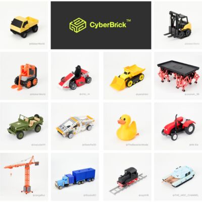 Kit Hardware CyberBrick Bambu Lab - Construiește Vehicule RC 11 Bambu Lab CyberBrick Hardware Kit