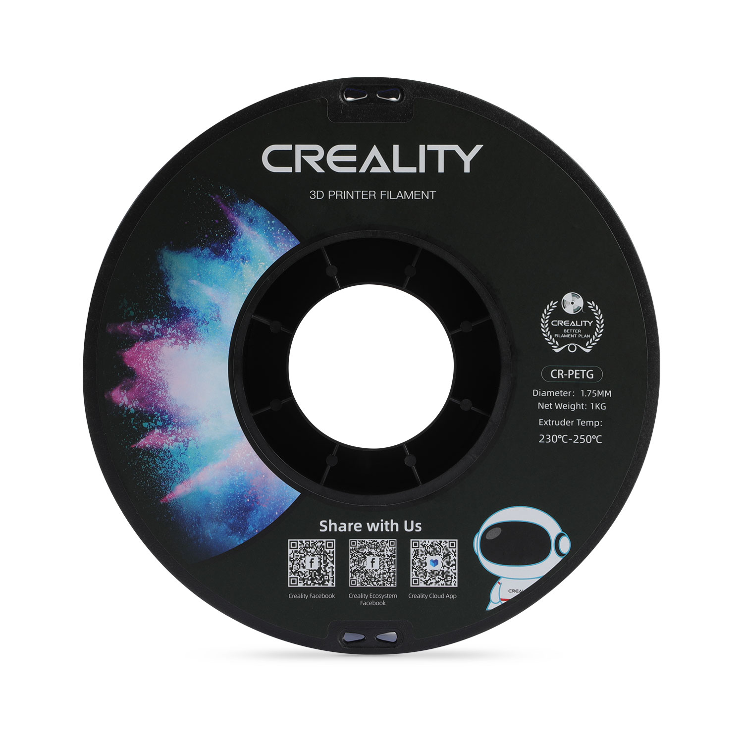 Filament PETG Creality CR-PETG 1.75mm Galben 1kg 35 Creality CR-PETG - 1,75mm - 1kg