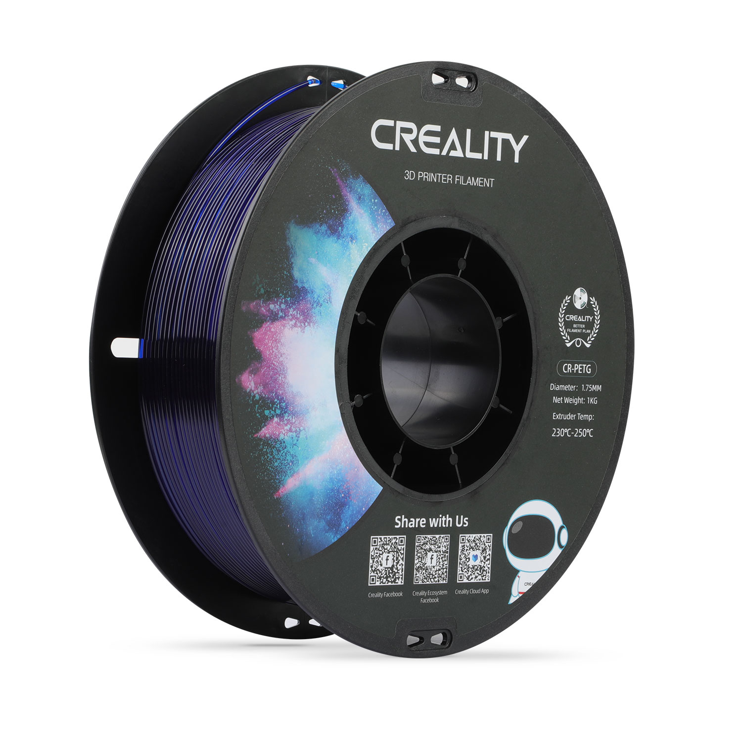 Filament PETG Creality CR-PETG 1.75mm Galben 1kg 44 Creality CR-PETG - 1,75mm - 1kg