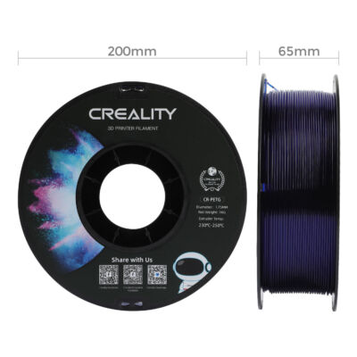 Filament PETG Creality CR-PETG 1.75mm Galben 1kg 115 Creality CR-PETG - 1,75mm - 1kg