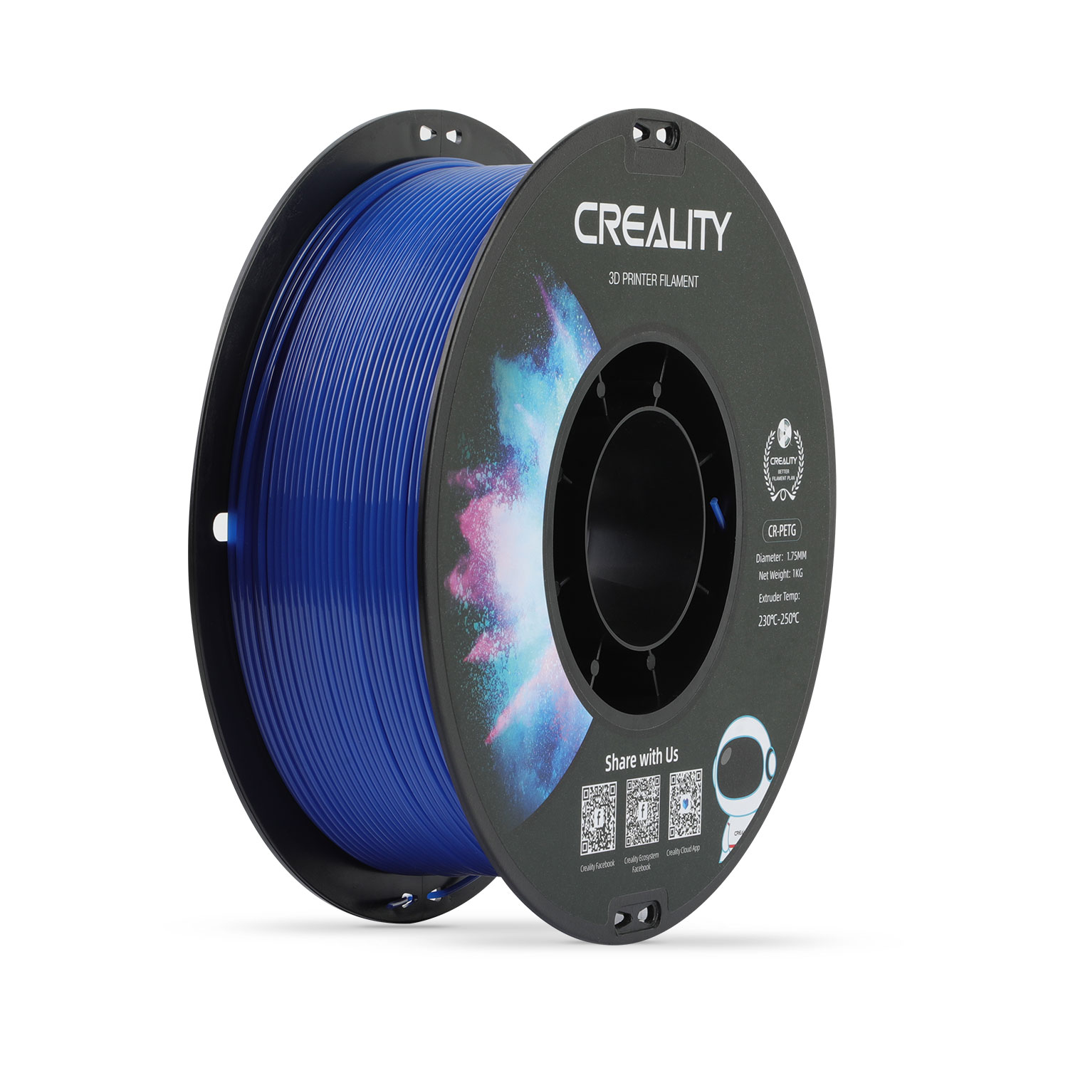 Filament PETG Creality CR-PETG 1.75mm Galben 1kg 54 Creality CR-PETG - 1,75mm - 1kg