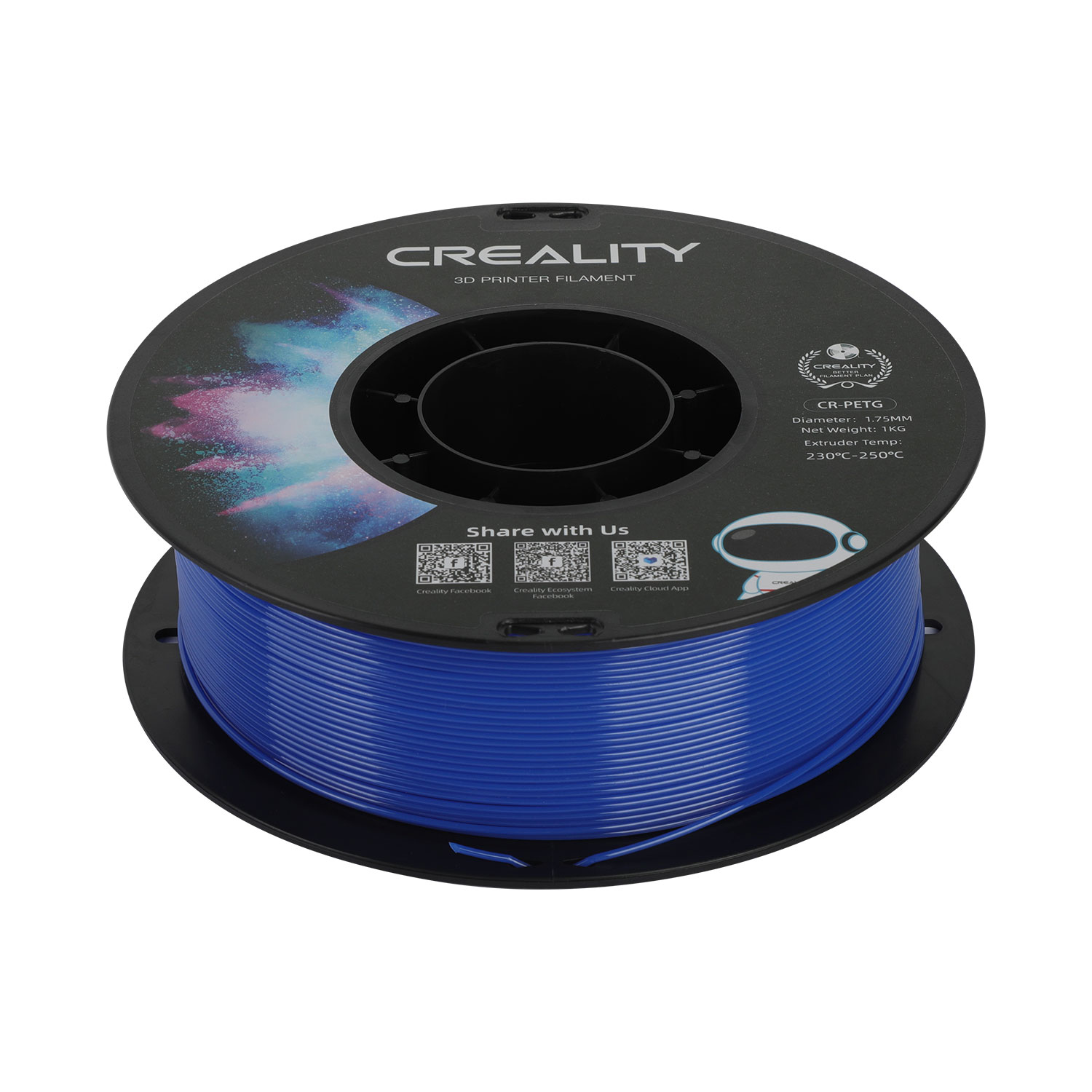 Filament PETG Creality CR-PETG 1.75mm Galben 1kg 56 Creality CR-PETG - 1,75mm - 1kg