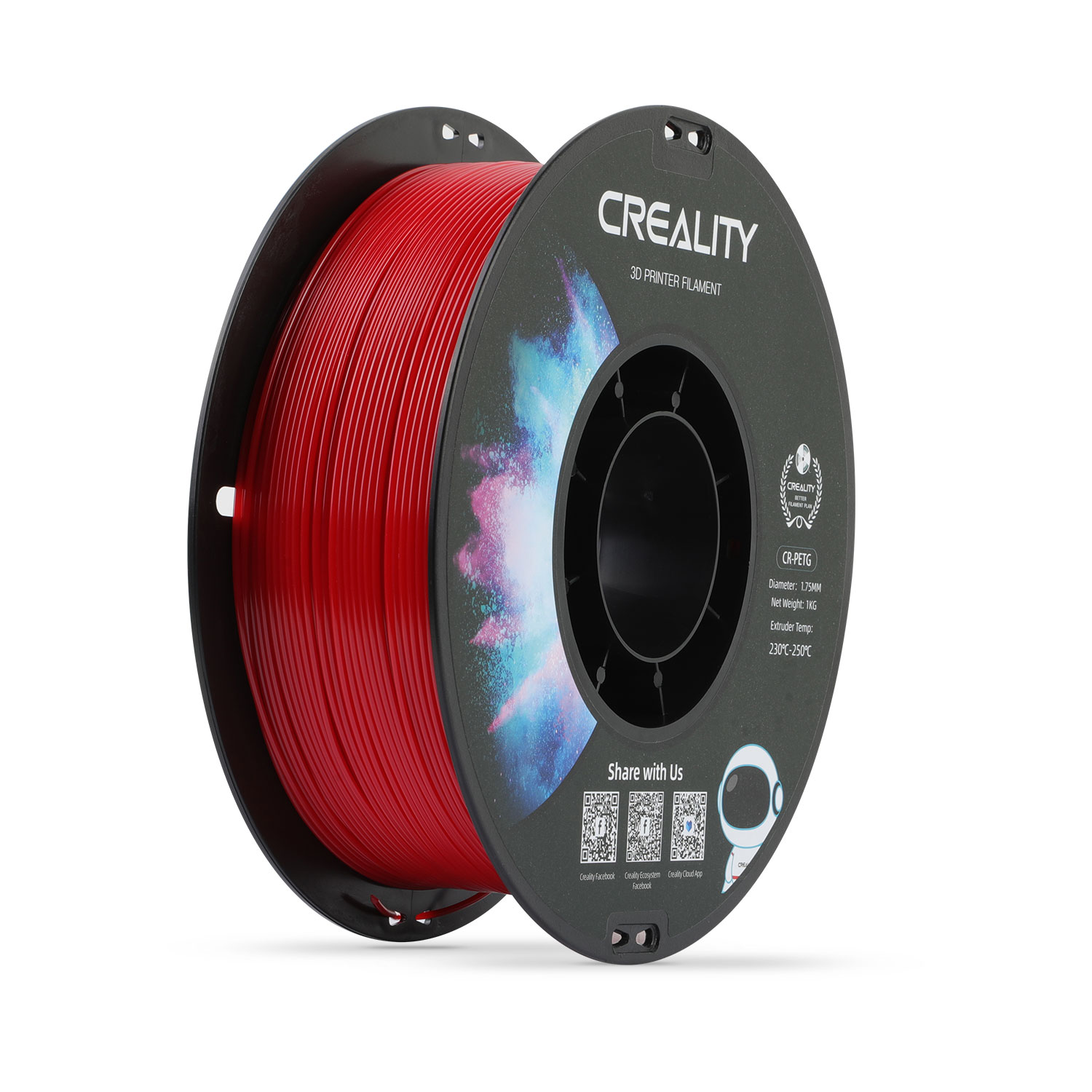 Filament PETG Creality CR-PETG 1.75mm Galben 1kg 59 Creality CR-PETG - 1,75mm - 1kg