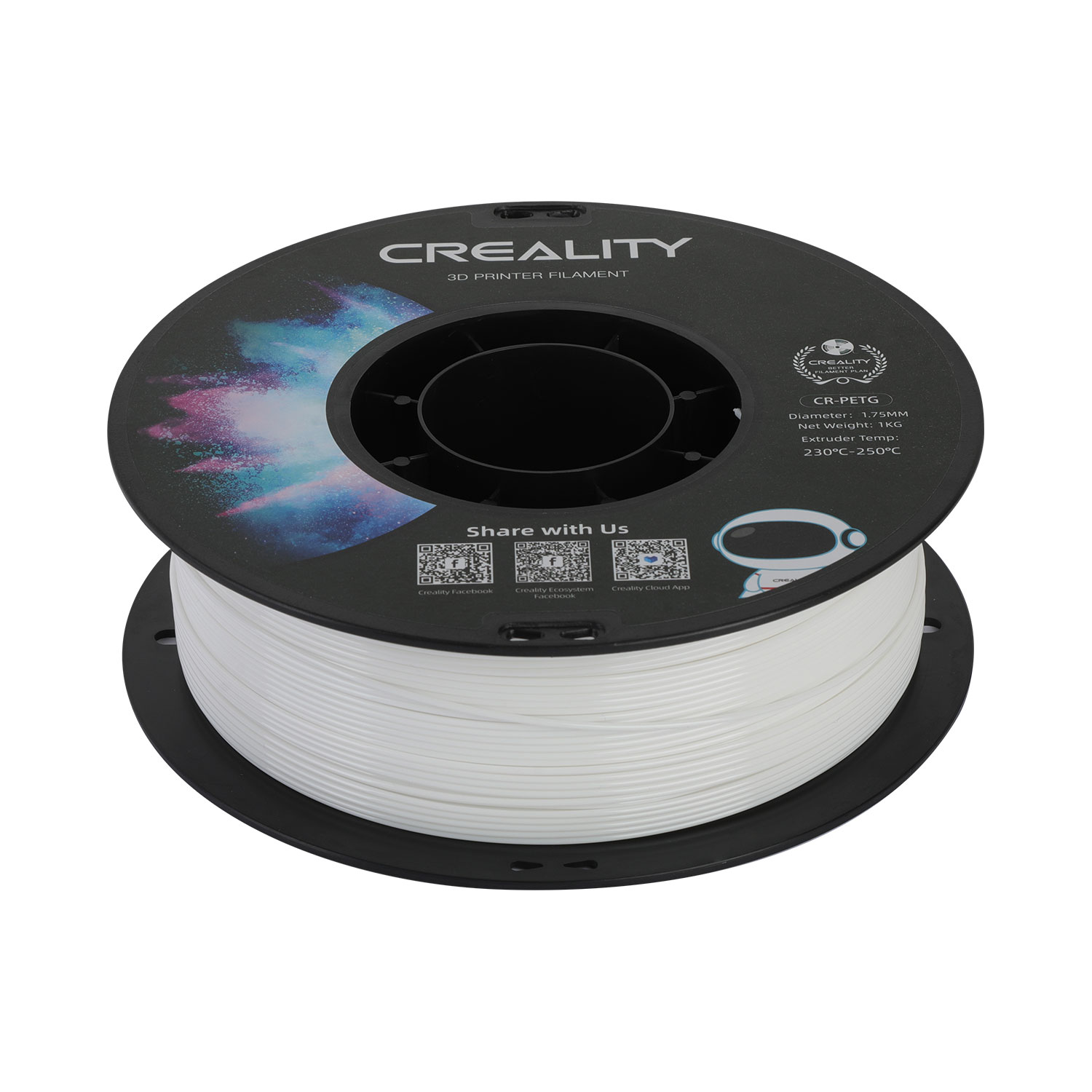 Filament PETG Creality CR-PETG 1.75mm Galben 1kg 66 Creality CR-PETG - 1,75mm - 1kg
