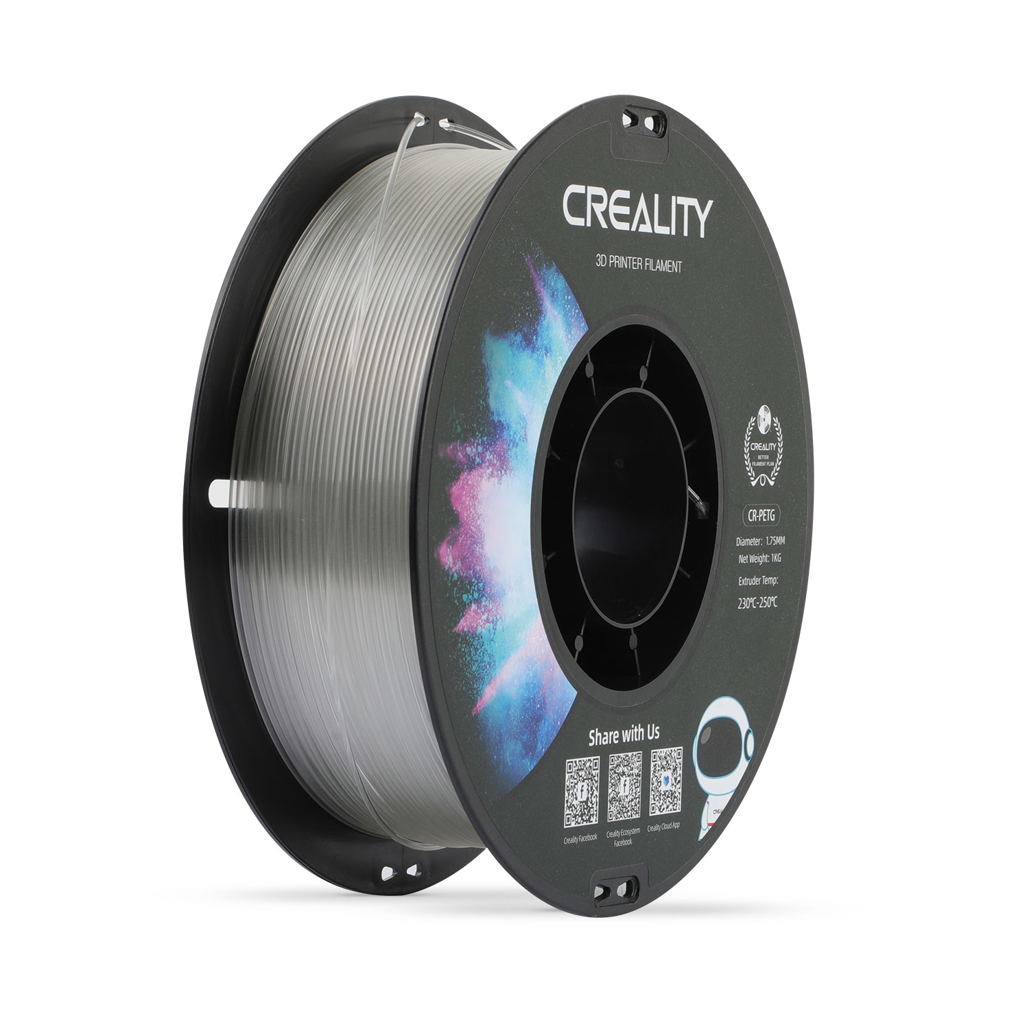 Filament PETG Creality CR-PETG 1.75mm Galben 1kg 39 Creality CR-PETG - 1,75mm - 1kg