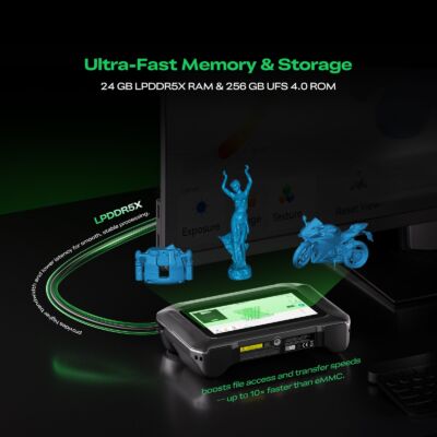 Creality Sermoon P1 - Scaner 3D Portabil cu Laser Albastru și Lumină Structurată 8 Creality Sermoon P1