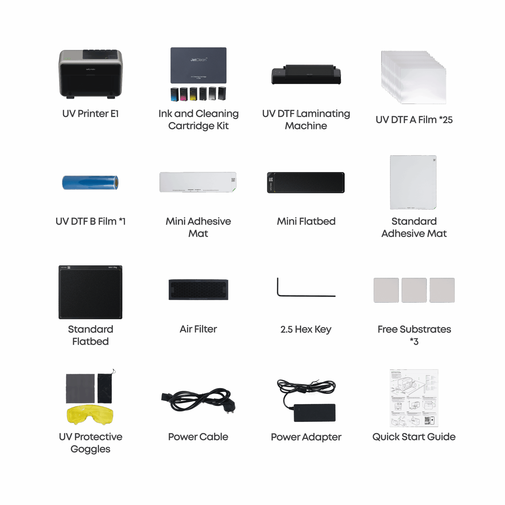 Imprimantă UV eufyMake E1 - Imprimare 3D Texturată Culori 10 eufyMake UV Printer E1