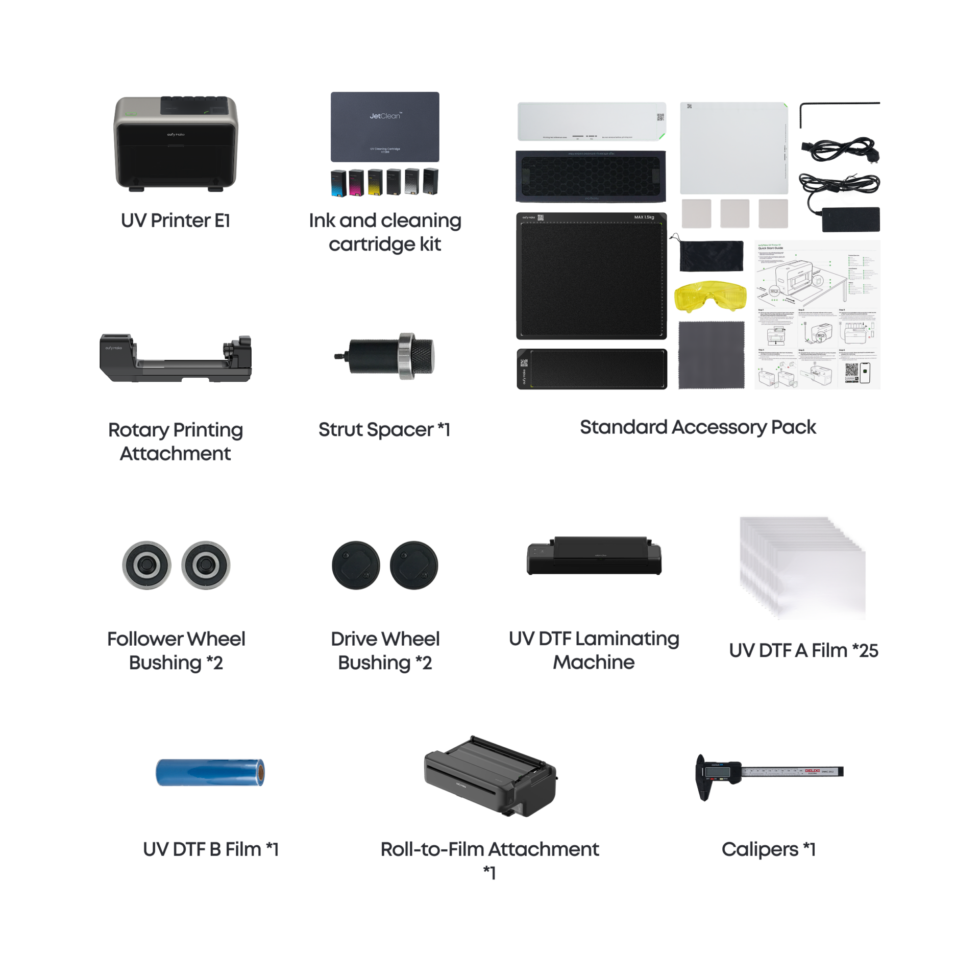 Imprimantă UV eufyMake E1 - Imprimare 3D Texturată Culori 12 eufyMake UV Printer E1