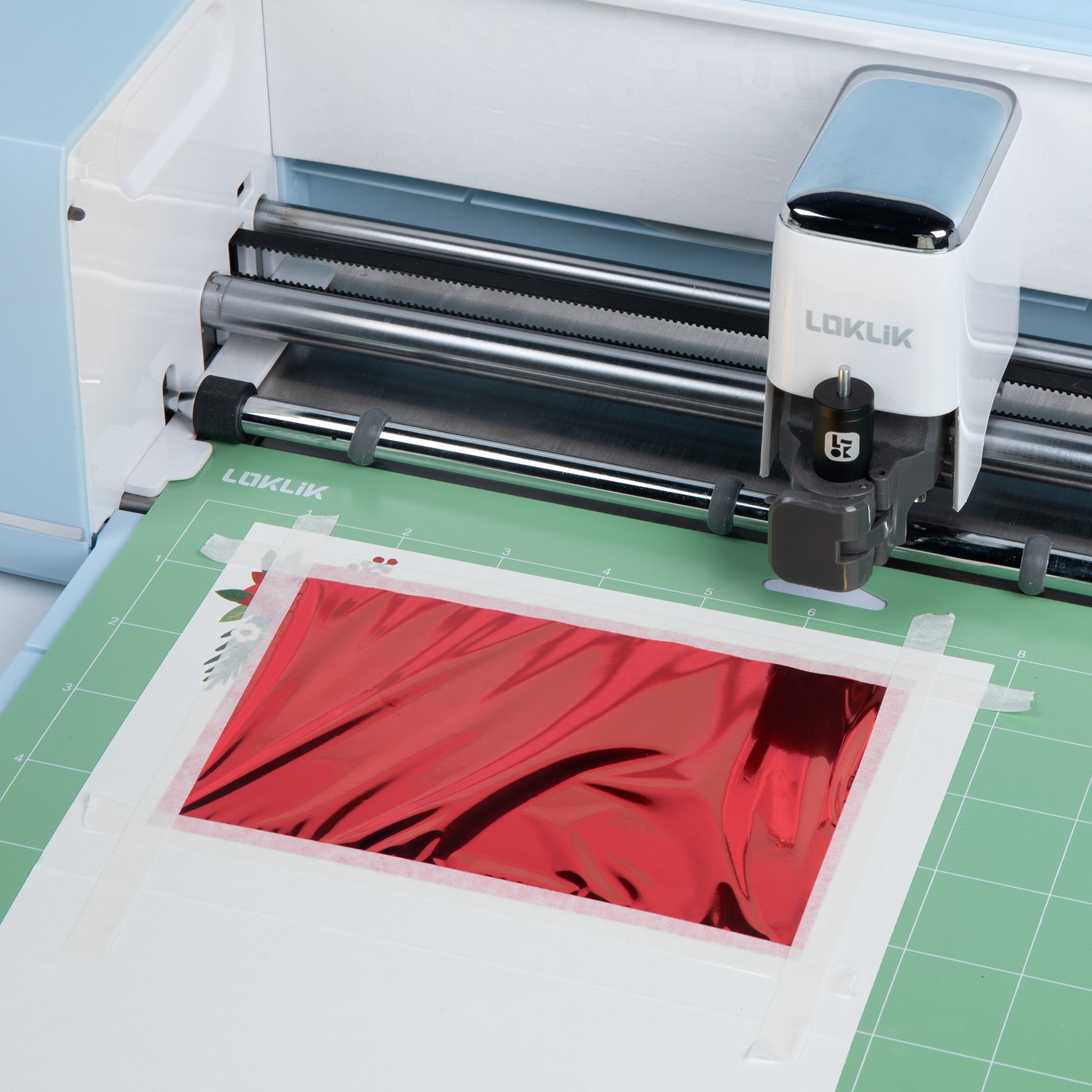 Foi Transfer Folie LOKLiK Argintii 50 buc - Craft Fără Căldură 13 LOKLiK Foil Transfer Sheets - 50 Pack