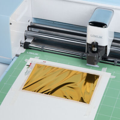 Foi Transfer Folie LOKLiK Argintii 50 buc - Craft Fără Căldură 16 LOKLiK Foil Transfer Sheets - 50 Pack