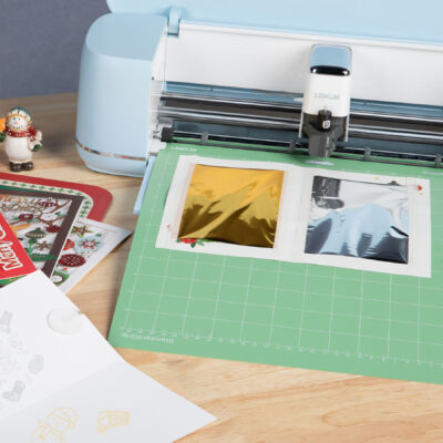 Foi Transfer Folie LOKLiK Argintii 50 buc - Craft Fără Căldură 22 LOKLiK Foil Transfer Sheets - 50 Pack