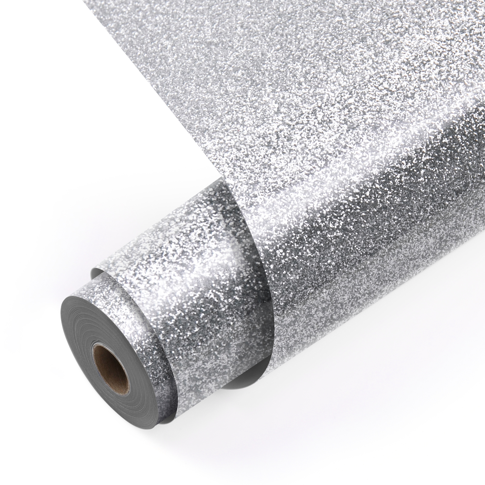 Vinil Textil Glitter Negru LOKLiK - Transfer Termic pentru Tricouri 20 LOKLiK Heat Transfer Vinyl Glitter