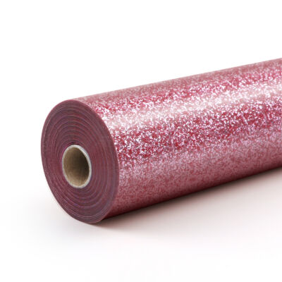 Vinil Textil Glitter Negru LOKLiK - Transfer Termic pentru Tricouri 58 LOKLiK Heat Transfer Vinyl Glitter