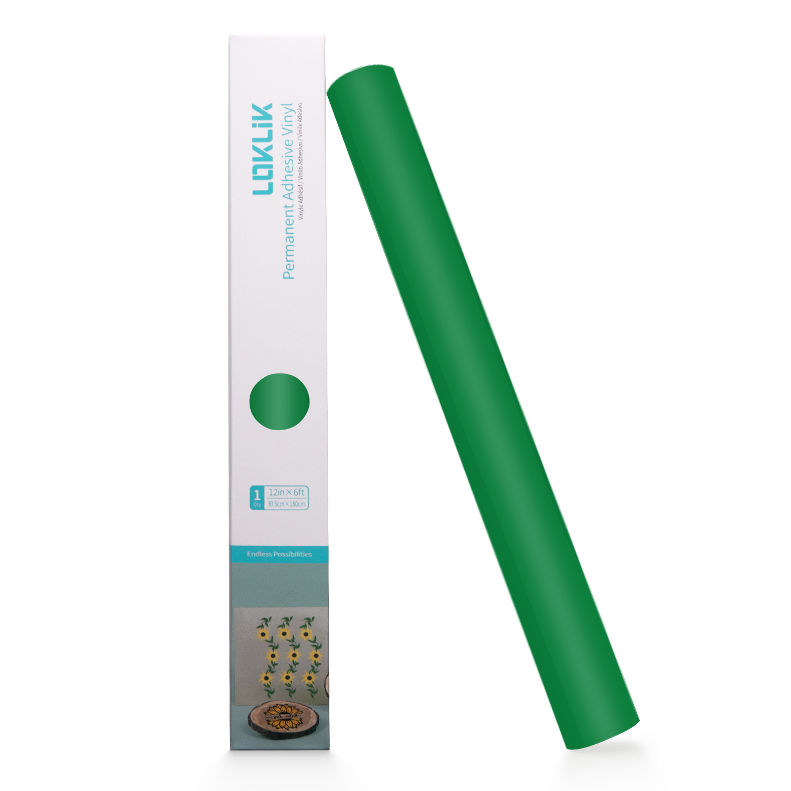 Vinil Autoadeziv Permanent Mat Gri Deschis 30.5cm - LOKLiK 14 LOKLiK Permanent Adhesive Vinyl Matte