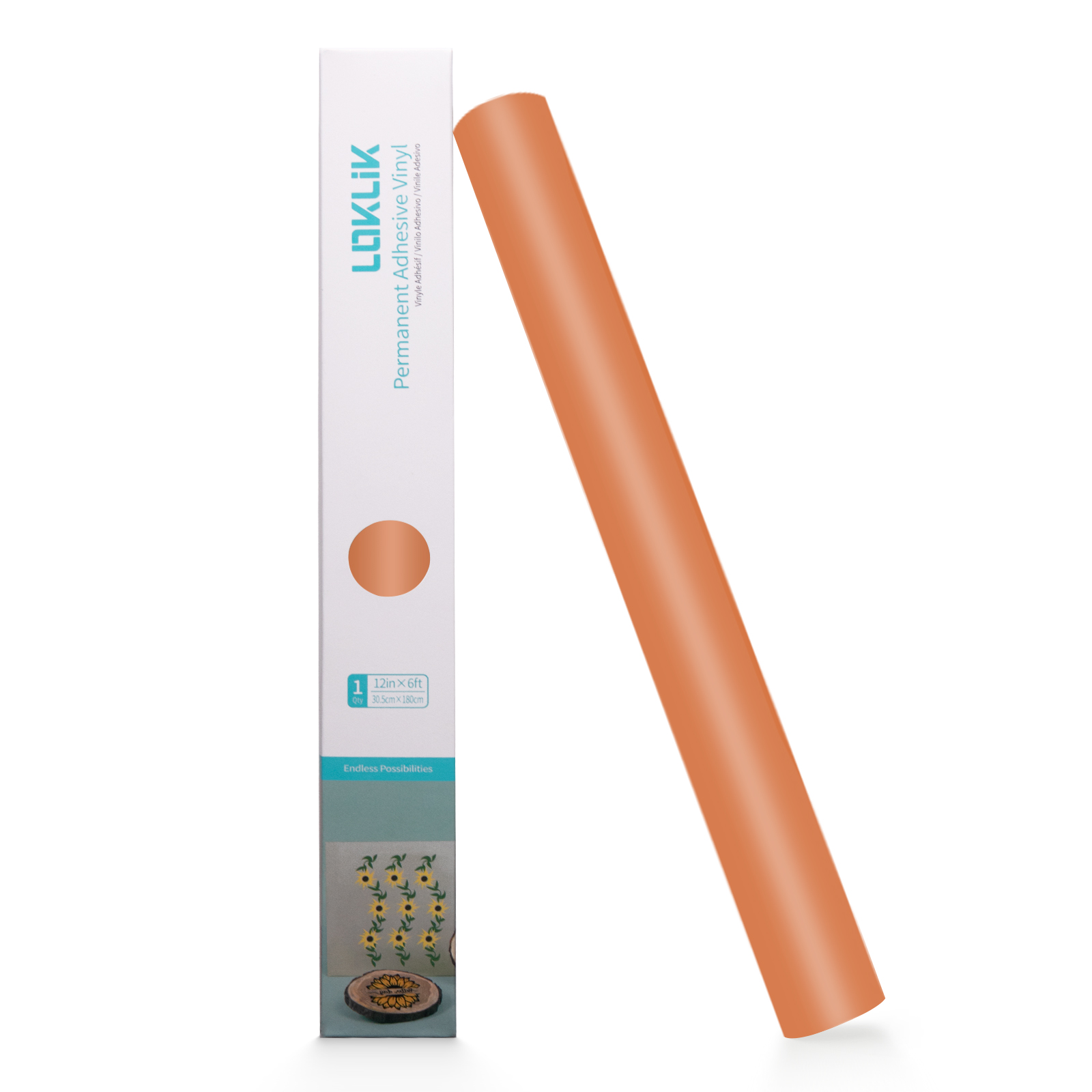 Vinil Autoadeziv Permanent Mat Gri Deschis 30.5cm - LOKLiK 22 LOKLiK Permanent Adhesive Vinyl Matte