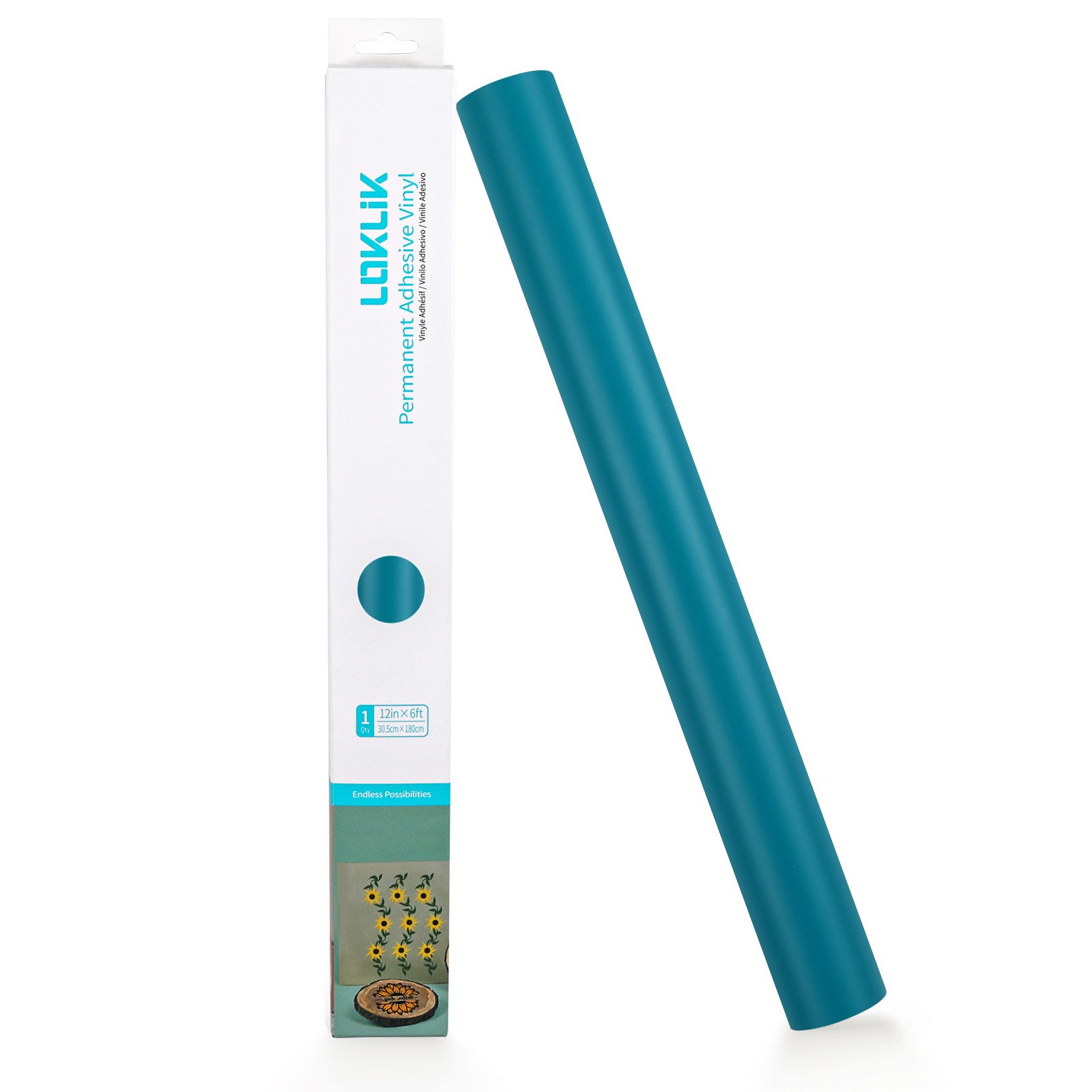 Vinil Autoadeziv Permanent Mat Gri Deschis 30.5cm - LOKLiK 38 LOKLiK Permanent Adhesive Vinyl Matte