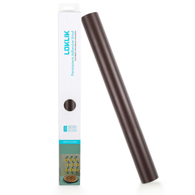 Vinil Autoadeziv Permanent Mat Gri Deschis 30.5cm - LOKLiK 123 LOKLiK Permanent Adhesive Vinyl Matte