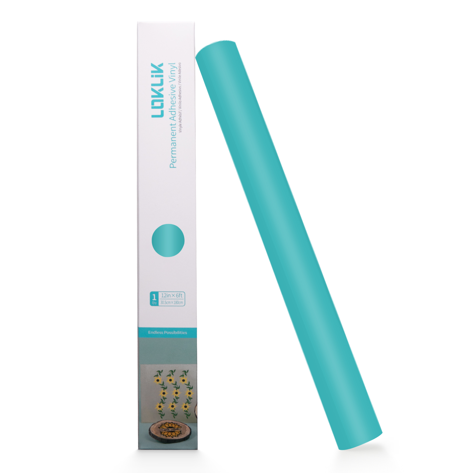 Vinil Autoadeziv Permanent Mat Gri Deschis 30.5cm - LOKLiK 58 LOKLiK Permanent Adhesive Vinyl Matte