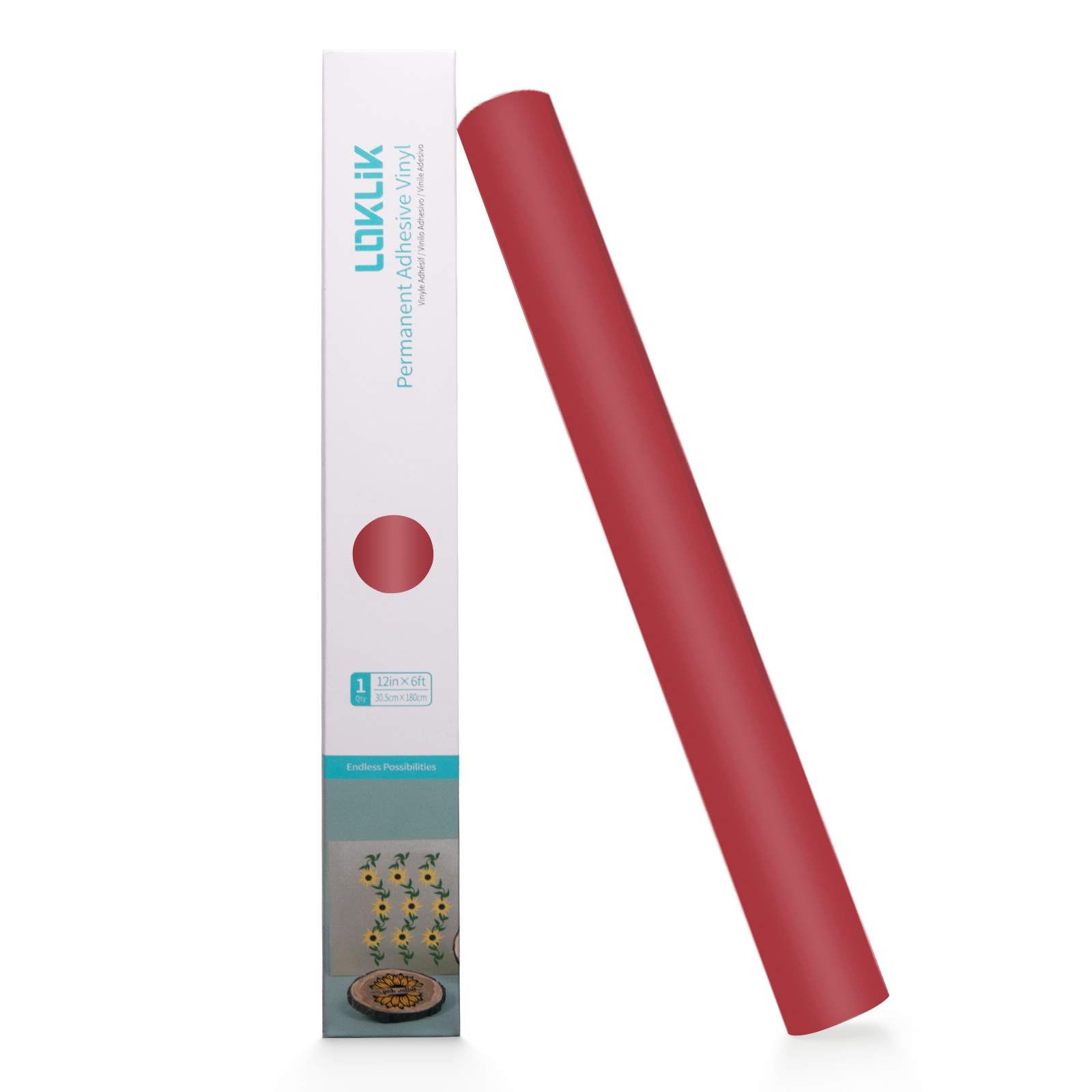 Vinil Autoadeziv Permanent Mat Gri Deschis 30.5cm - LOKLiK 10 LOKLiK Permanent Adhesive Vinyl Matte