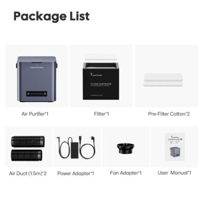 Purificator de Aer LaserPecker pentru Mașini Seria LP 11 LaserPecker Air Purifier for LP Series Machine