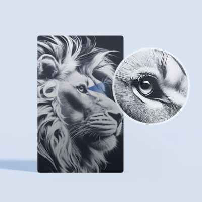 LaserPecker Aluminum Metal Business Cards (100pcs)