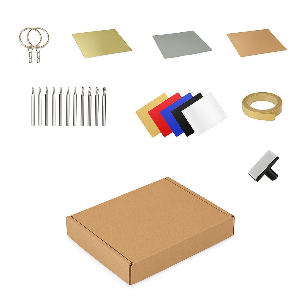 Kit Personalizare Etichete Makera - Materiale și Accesorii CNC 5 Makera - Custom Tag Toolkit