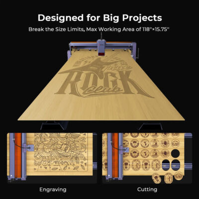 Ortur F10 20W - Gravator Laser cu Bandă Transportoare 6 Ortur F10 20W