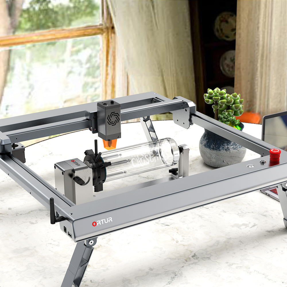 Mandrin Rotativ Ortur Axa Y - Compatibil Laser Engraving 9 Ortur Y-axis Rotary Chuck