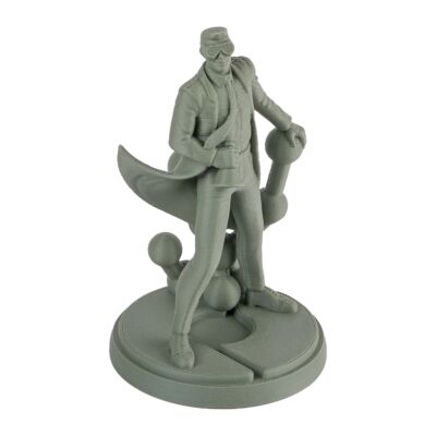 Filament PLA Panchroma Matte 1.75mm Albastru Muted 1kg - Polymaker 17 Panchromaâ„¢ PLA Matte Muted