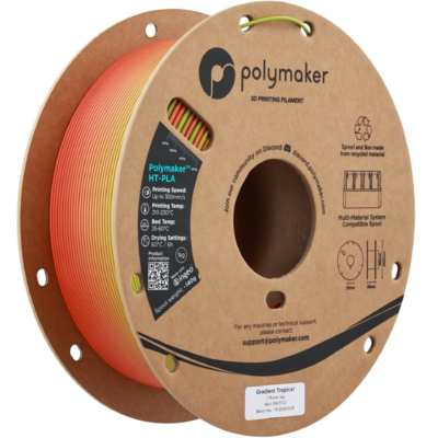 Filament HT-PLA 1.75mm Gradient Tropical 1kg - Polymaker 56 Polymaker HT-PLA Gradient
