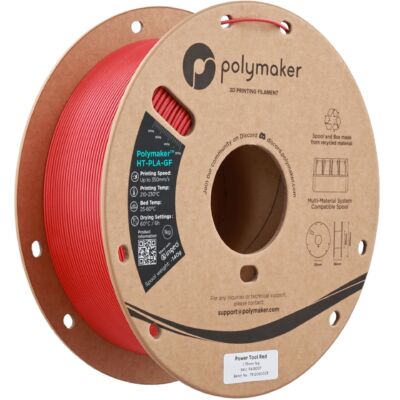 Filament HT-PLA-GF 1.75mm Turcoaz Power Tool 1kg - Polymaker 45 Polymaker HT-PLA-GF