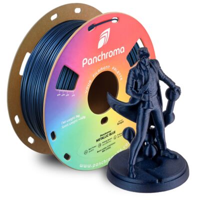 Filament PLA Panchroma Metallic 1.75mm Albastru Metalic 1kg - Polymaker 60 Panchromaâ„¢ PLA Metallic