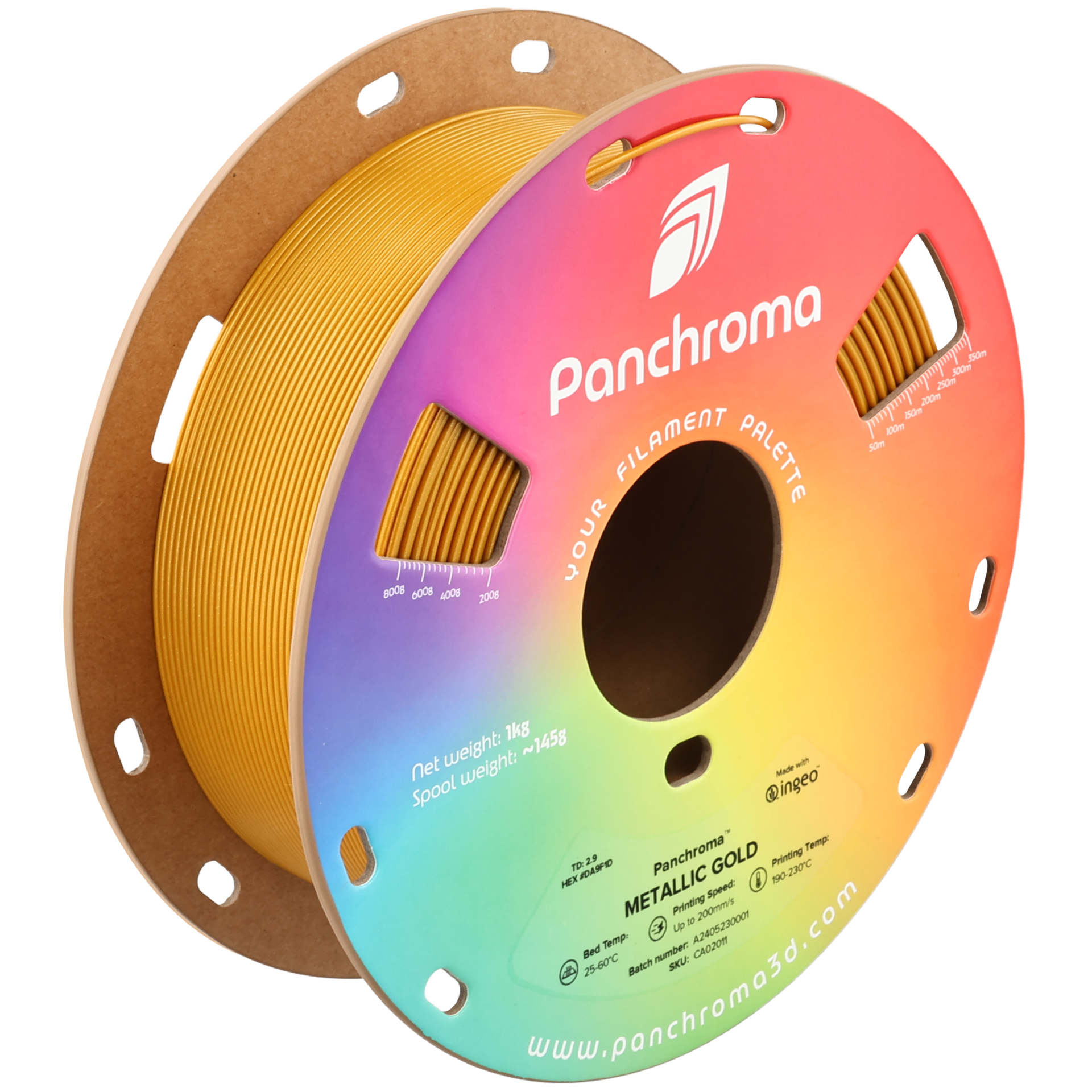 Filament PLA Panchroma Metallic 1.75mm Albastru Metalic 1kg - Polymaker 6 Panchromaâ„¢ PLA Metallic
