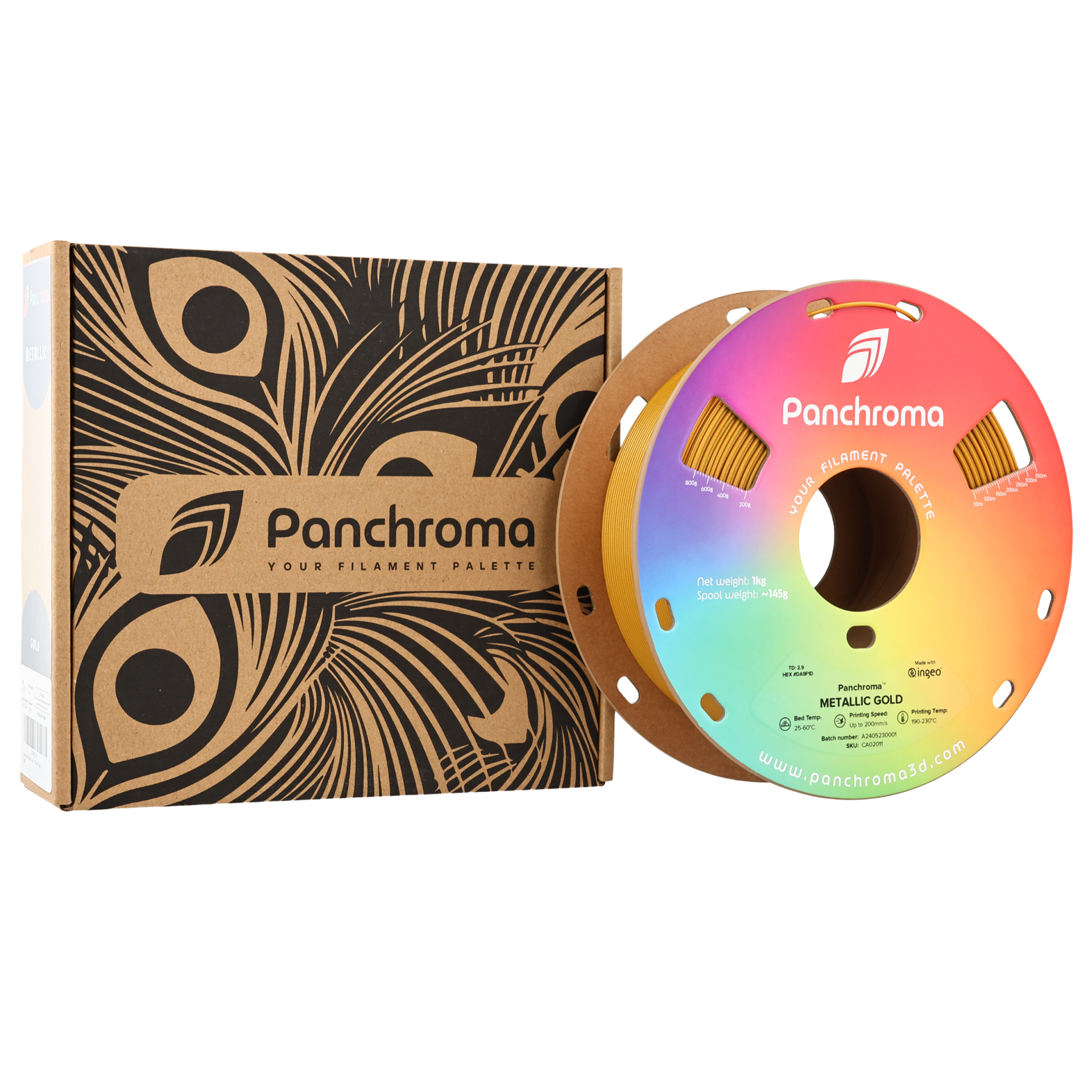 Filament PLA Panchroma Metallic 1.75mm Albastru Metalic 1kg - Polymaker 8 Panchromaâ„¢ PLA Metallic