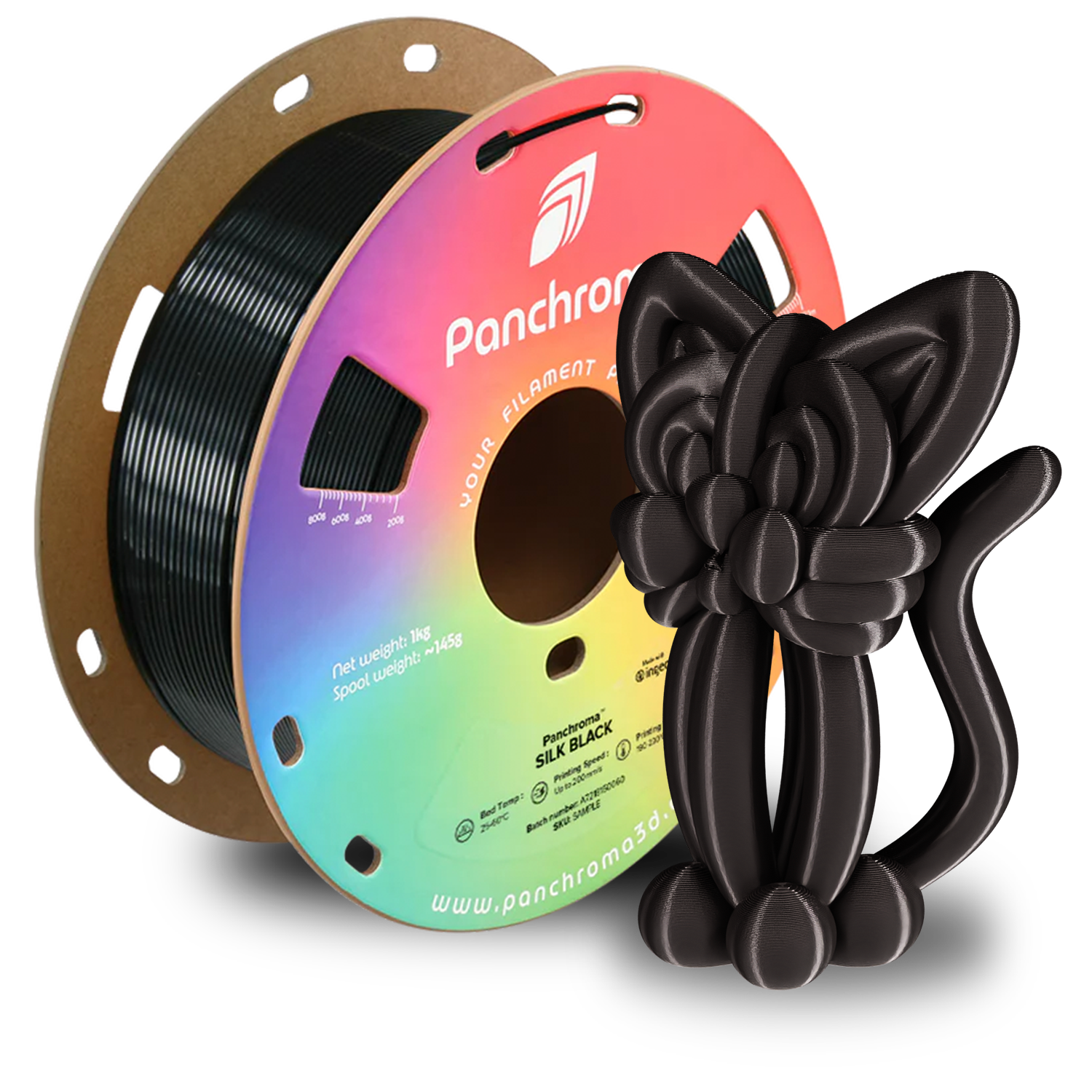 Filament PLA Silk Panchroma 1.75mm Magenta 1kg - Polymaker 4 Panchroma™ PLA Silk