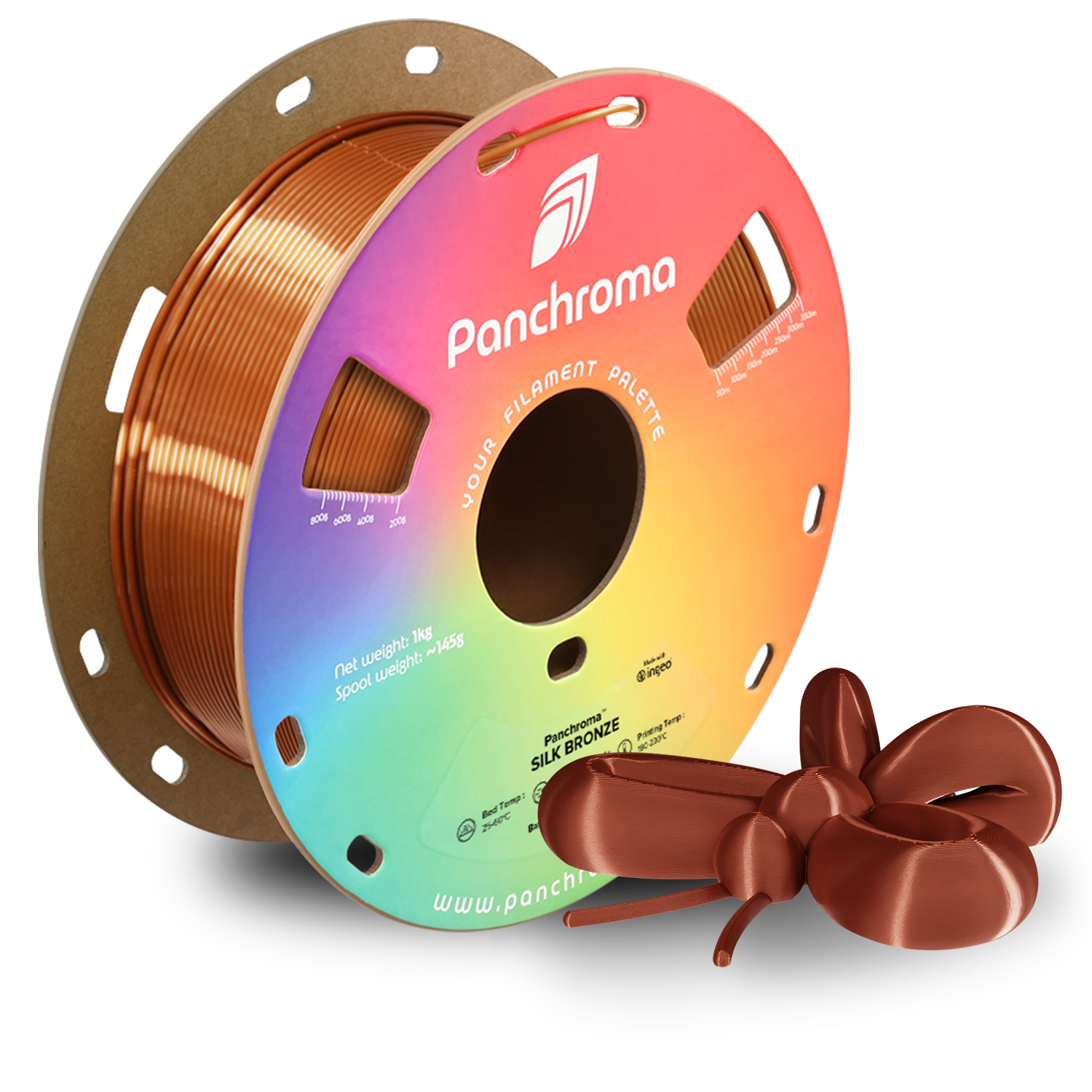 Filament PLA Silk Panchroma 1.75mm Magenta 1kg - Polymaker 19 Panchroma™ PLA Silk