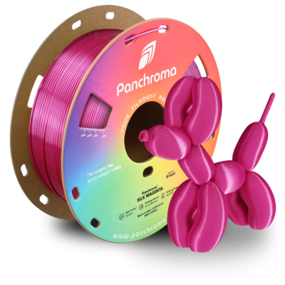 Filament PLA Silk Panchroma 1.75mm Magenta 1kg - Polymaker 125 Panchroma™ PLA Silk