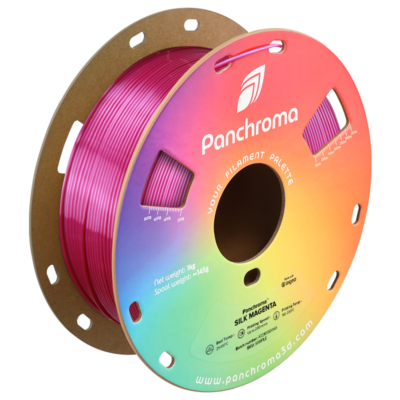 Filament PLA Silk Panchroma 1.75mm Magenta 1kg - Polymaker 126 Panchroma™ PLA Silk