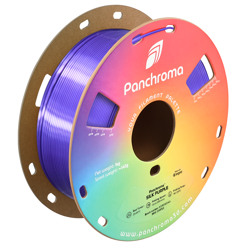 Filament PLA Silk Panchroma 1.75mm Magenta 1kg - Polymaker 40 Panchroma™ PLA Silk
